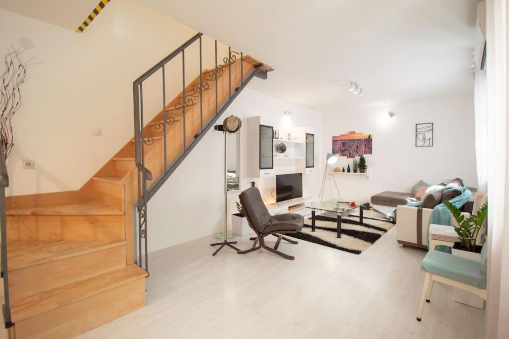 Central Duplex Apartment Novi Sad Bagian luar foto